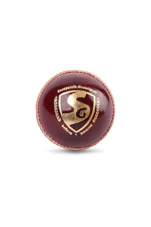 sg club red cricket ball lether

