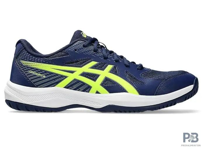Asics Upcourt 6 Men's Badminton Shoe | Blue Expanse/ Safety Yellow.