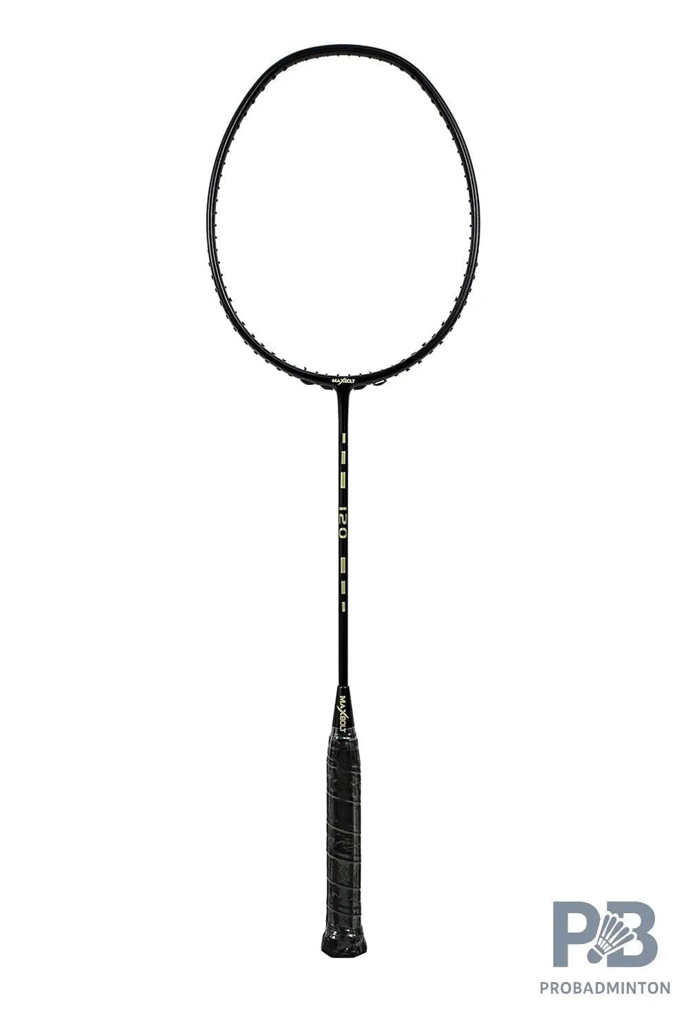 Maxbolt Training 120 Grams Black Unstrung Badminton Racket.