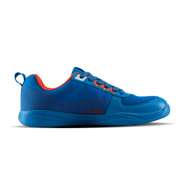 Hundred Court Flyer Badminton Shoe | BLUE / ORANGE.