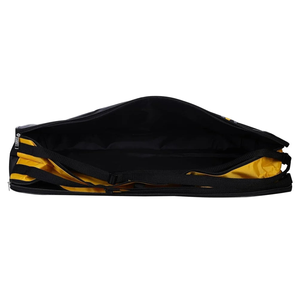 Yonex SUNR 2215 Black Yellow racket bag compartments