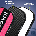 Airavat Thor 7408 Pickleball Paddle | Graphite Surface & Nomex Core |(Red/Blue) | ProBadminton.in.