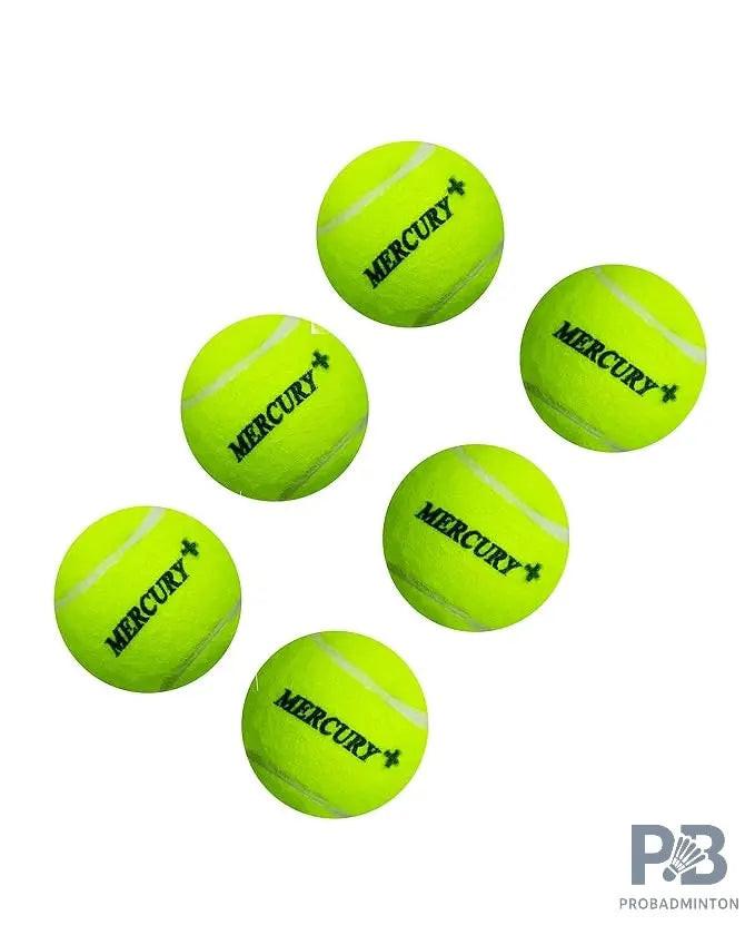 Mercury Plus Cricket Tennis Ball - Heavy Weight Pack of 6 | Best Mercury PLUS Tennis Ball Price in India.