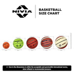 Nivia Top Grip Basketball Size 7 – FIBA Approved Rubber Basketball for Indoor & Outdoor Play | Durable, High-Grip Brown Ball.