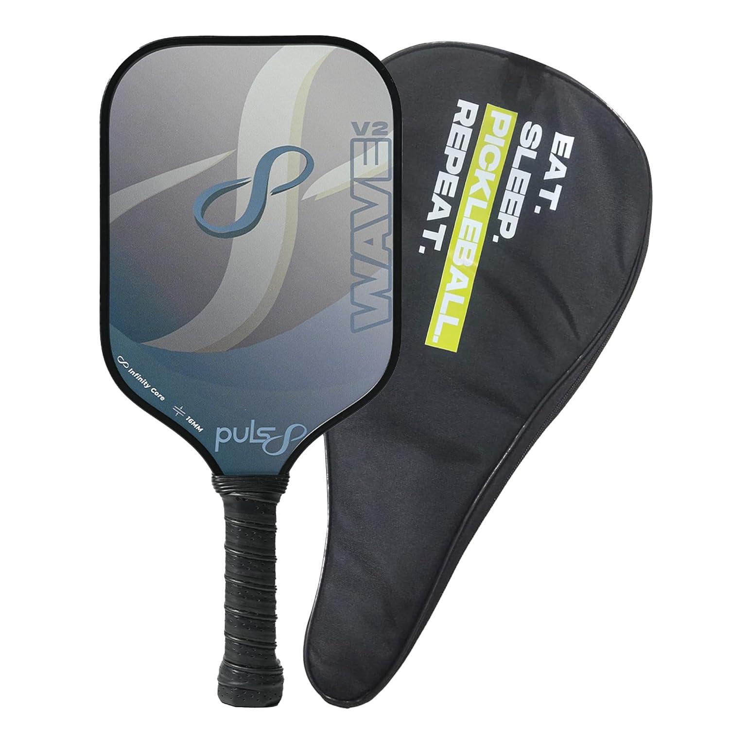 Pulse Wave V2 16mm Pickleball Paddle | Lightweight 16 mm Core for Power & Control | Buy Online at Probadminton.in.