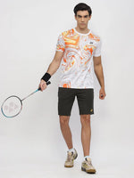 yonex badmnton shirt round nek 2966 white

