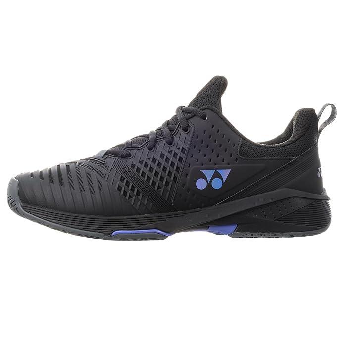 Yonex Sonicage 3 Power Cushion Tennis Shoes – Black | Lightweight Speed & Comfort | ProBadminton.in.