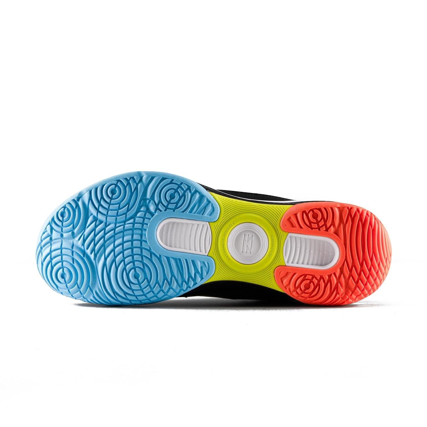 Li-Ning Halberd Strike Non-Marking Badminton Shoes | Black/Standard White | Lightweight Indoor Court Shoes for Professional & Club Players.