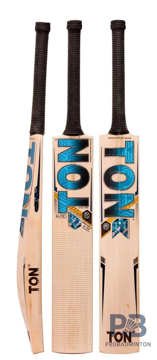 SS Ton Elite English Willow Cricket Bat – Short Handle (SH) | Grade 5 Air-Dried Willow for Professional Players.