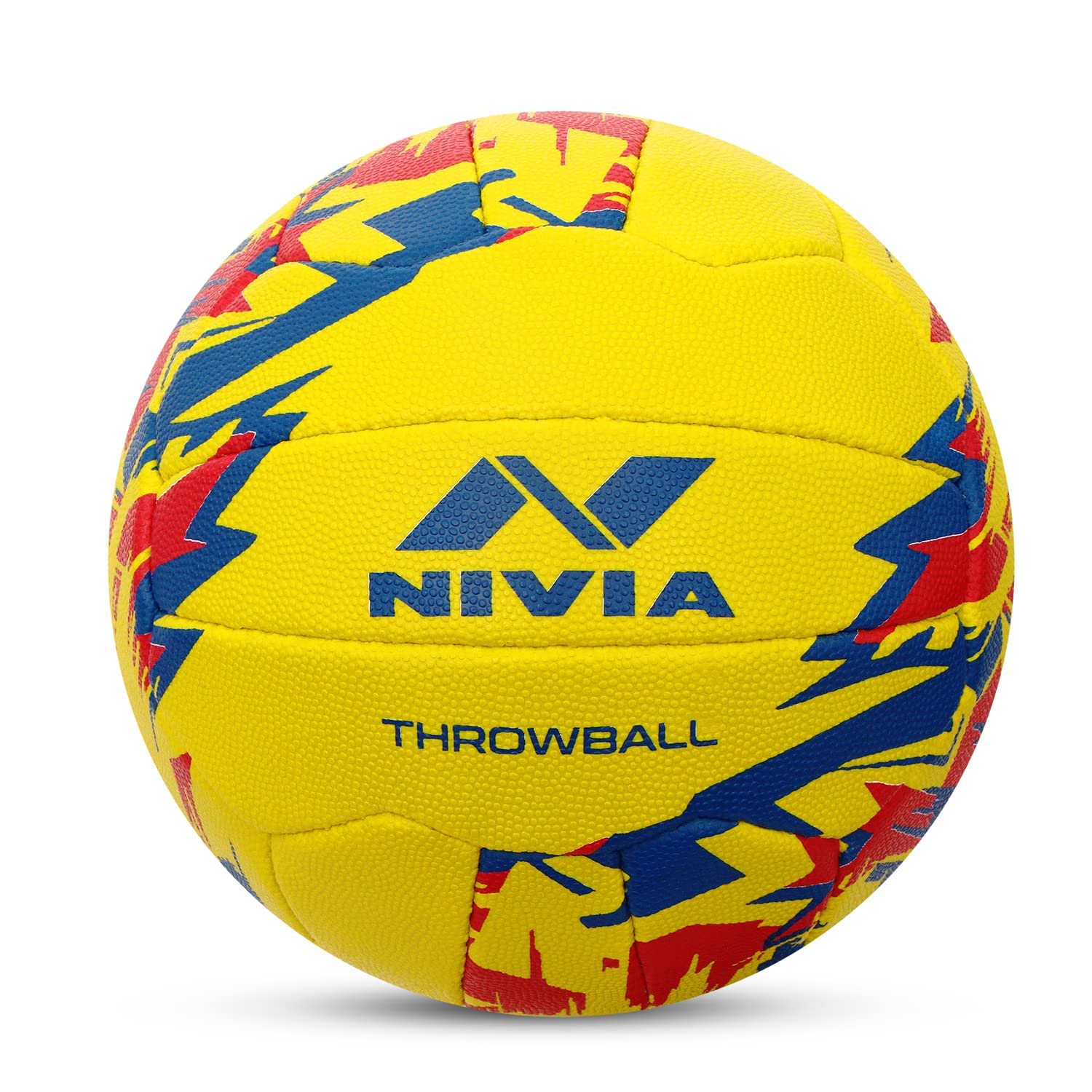 Nivia throw ball with rubberized grip for training and matches