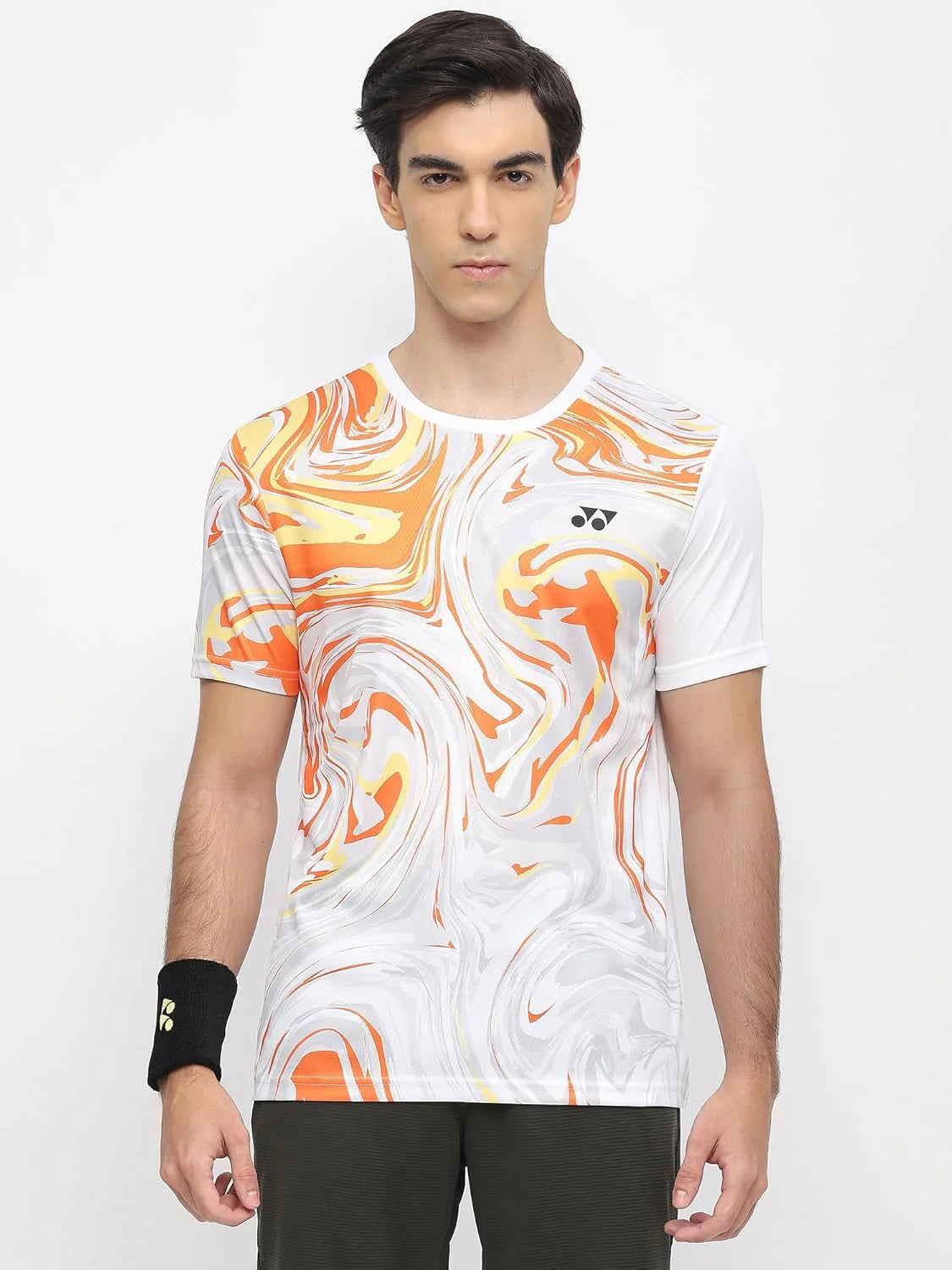 yonex tshirt round nek 2966 white

