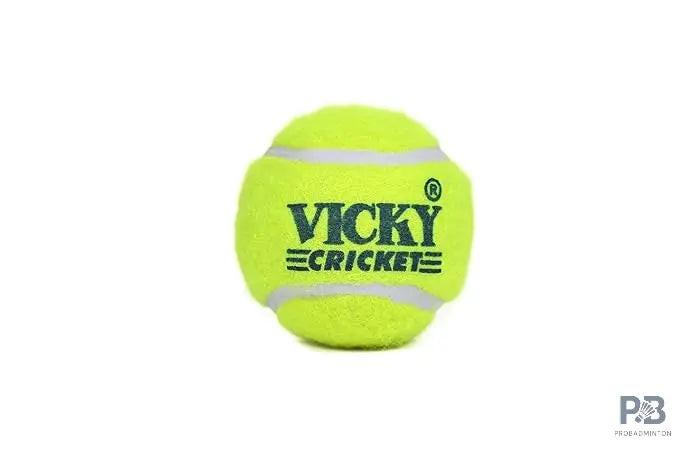 Vicky Rubber Cricket Tennis Ball – Pack of 6 & 5 Dozen (60 Balls) | High Bounce Green Practice Balls for Cricket Matches & Training | Best Price in India.