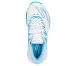 Skechers WLB 172110C White Blue performance court shoe side view