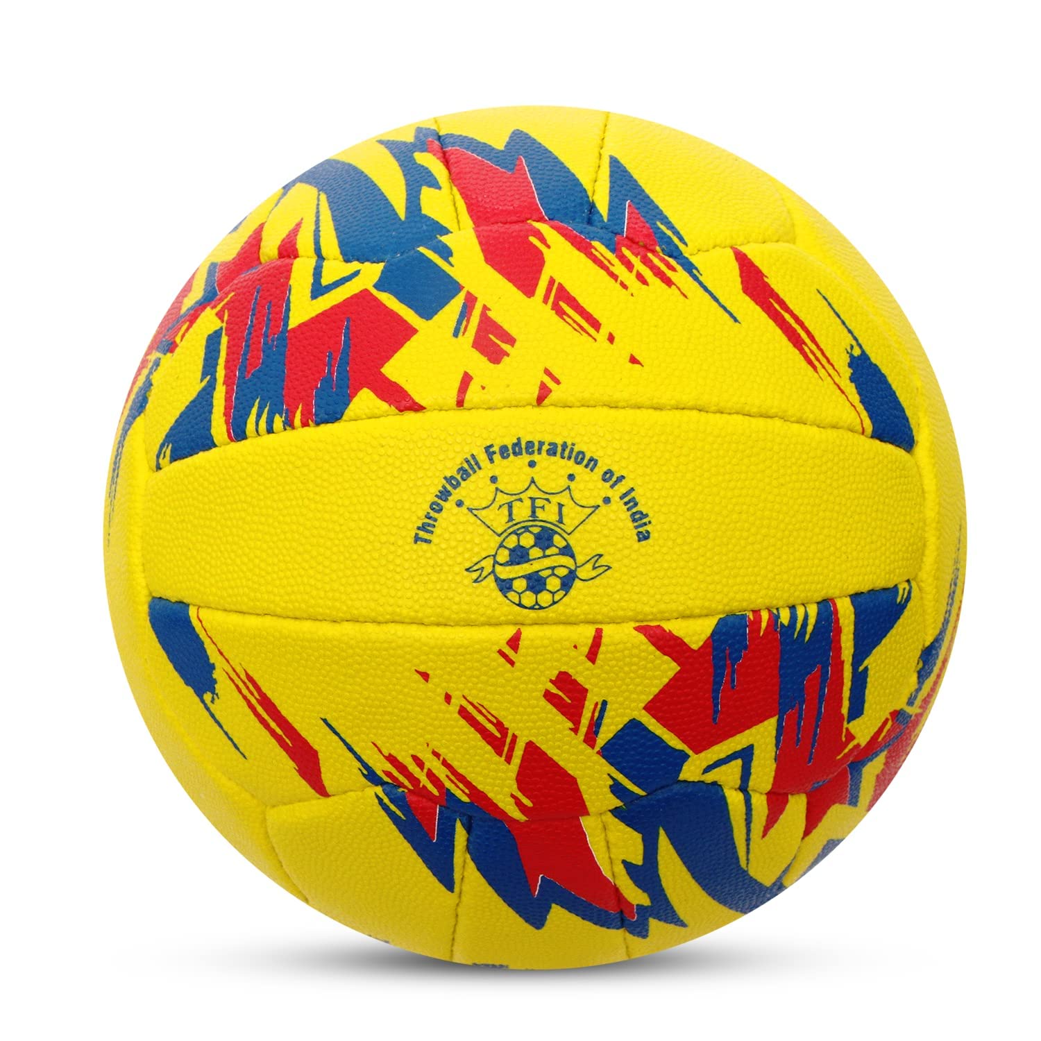 Hand stitched throw ball with 18 panel construction