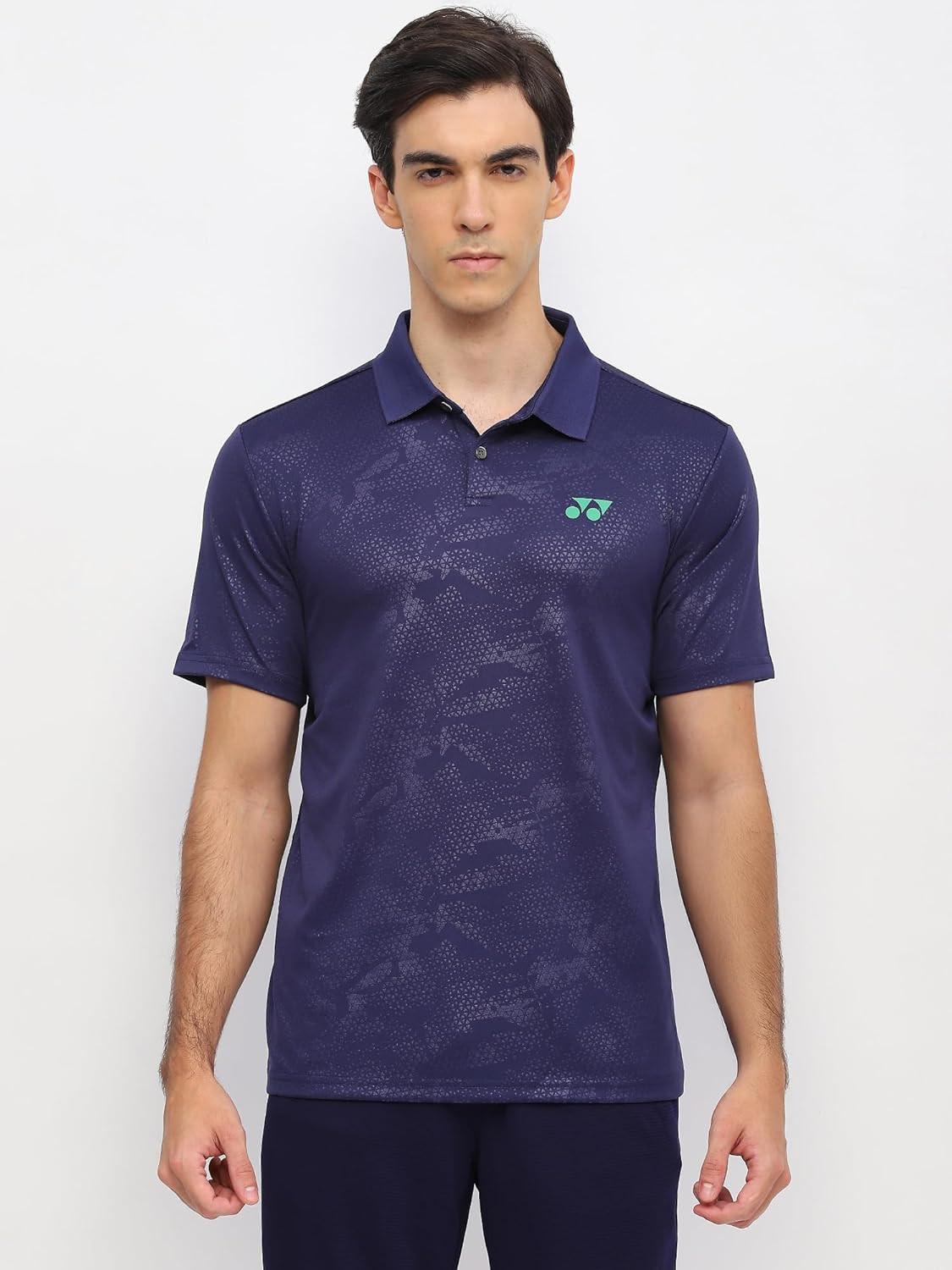 Yonex T-Shirt Polo 2969 Men’s Wear | Patriot Blue | Lightweight Badminton Sportswear.