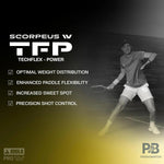 Joola Collin Johns Scorpeus Pro IV 16mm Pickleball Paddle | Tech Flex Power | Optimized Sweet Spot | UPA-A & USAPA Certified |.