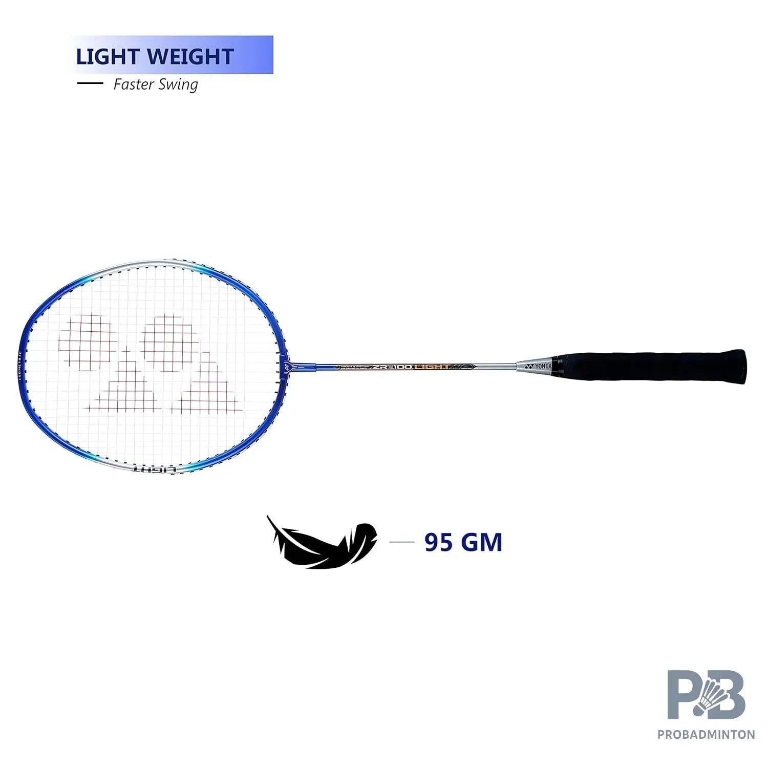 "Yonex ZR 100 Light Aluminium Badminton Racket – 5 Colors | Perfect for Beginners | ProBadminton.in".