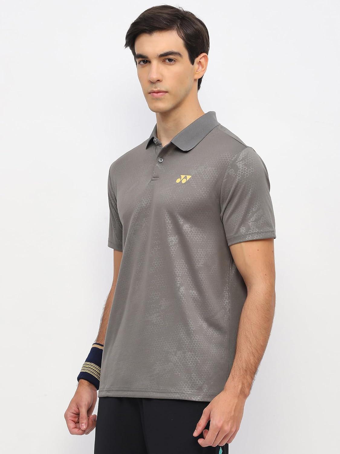 Yonex T-Shirt Polo 2969 Men’s Wear | Poppy Seed | Lightweight Badminton Sportswear.