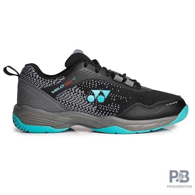 Yonex Velo 100 i Badminton Shoes ( Black / Vivid sky).