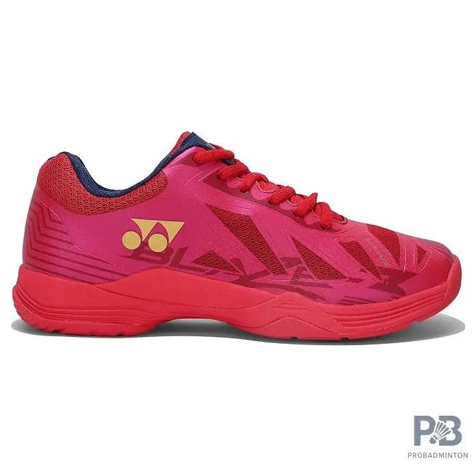 Yonex Blaze 3 Badminton Shoes | Red/Dark Pink/Gold.