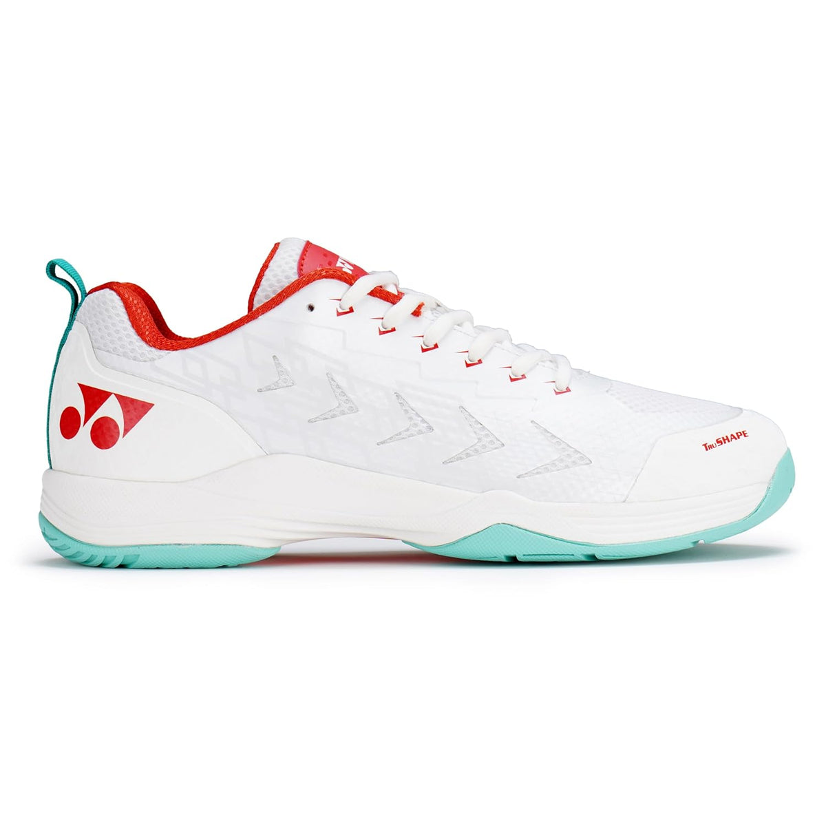 Yonex Blaze 5i Badminton Shoes White/Living Coral | Yonex Court Shoes