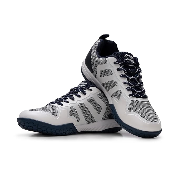 Lining Ultra Max Badminton Shoes (White/Navy)