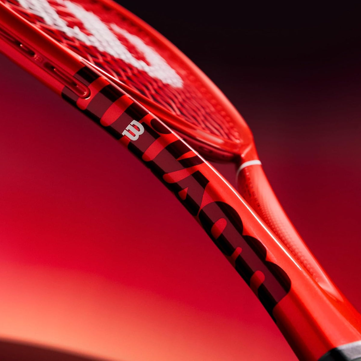 Wilson Defyer 98 Pro V1 tennis racquet head and string pattern