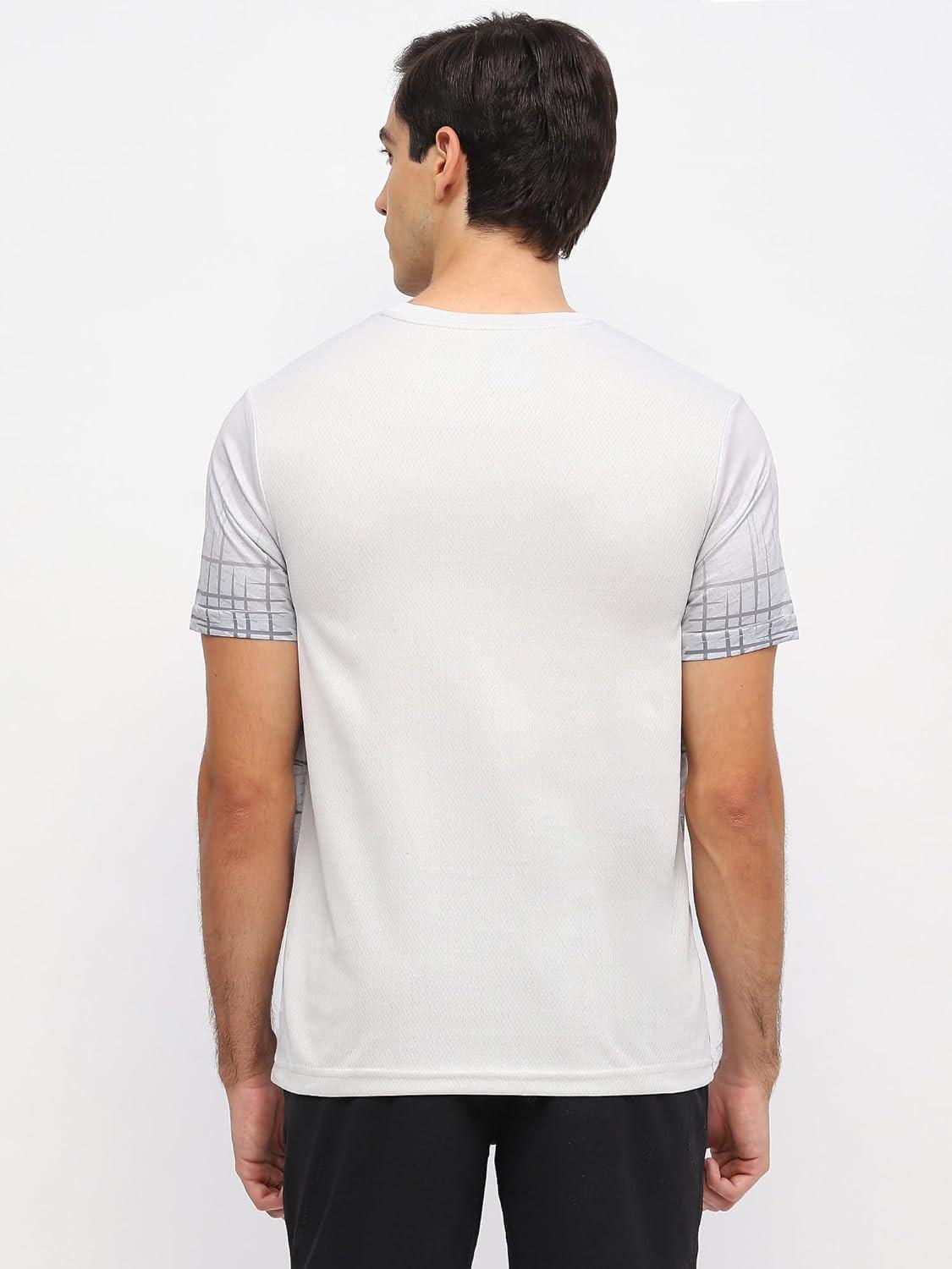 Yonex T-Shirt Polo 2968 Men’s Wear | Glacier Gray | Lightweight Badminton Sportswear.