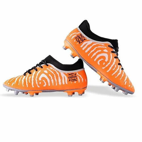 Durable football shoes with EVA insole and TPU outsole for multi surface play