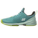 Yonex Sonicage 3 Wide Unisex Power Cushion Tennis Shoes – Smoke Blue | Lightweight & Stable | ProBadminton.in.