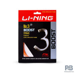 Li-Ning No. 3 Boost Nylon Badminton String with high Repulsion Power.