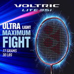 Yonex Voltric Lite 35I Wine Red lightweight badminton racket
