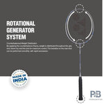 Yonex Astrox Attack 9 Badminton Racket | Gun Metal Gray.