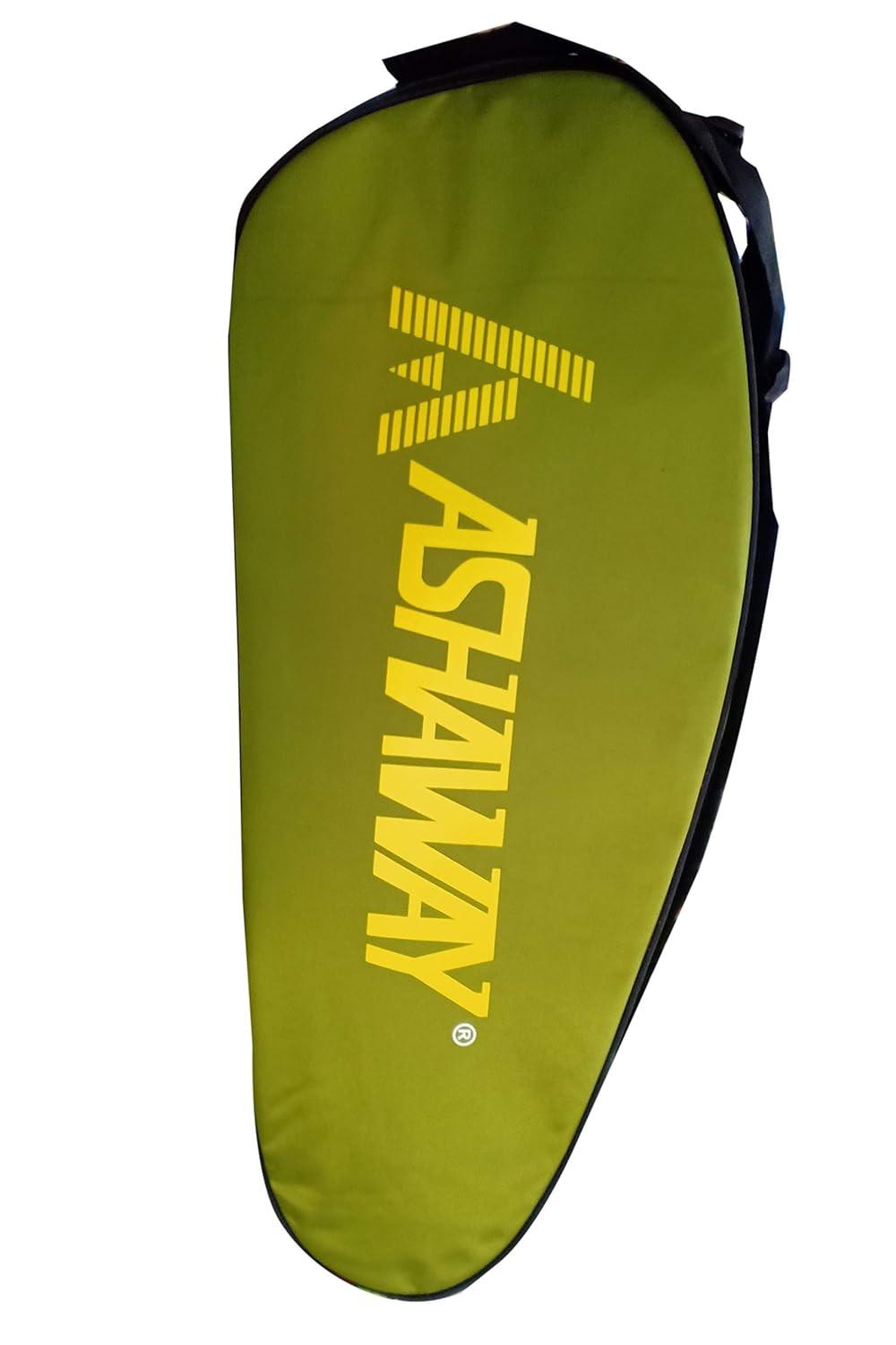 Ashaway AB 4000 Double Zip Badminton Kit Bag (Green, Size M) | Durable Graphite Sports Bag – Buy Online at Probadminton.in.