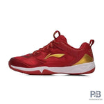 LI-NING  Energy 10 Badminton Shoes ( Red / Gold ).