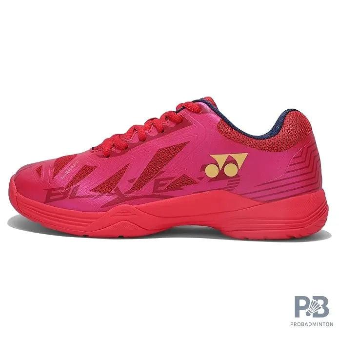 Yonex Blaze 3 Badminton Shoes | Red/Dark Pink/Gold.