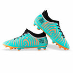 Lightweight football studs with dual color TPU sole for grip and stability