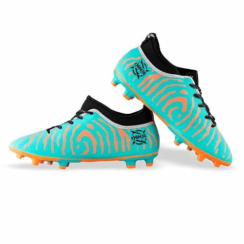 Lightweight football studs with dual color TPU sole for grip and stability