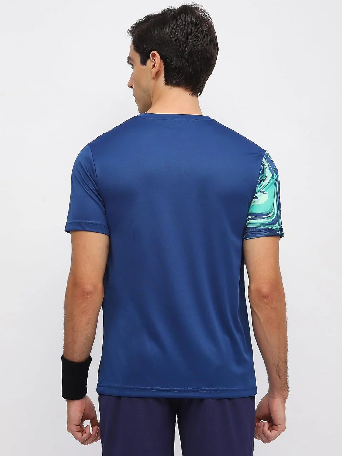 yonex 2966 navy peony badmintn tee

