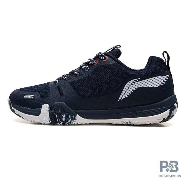 Li-Ning Saga Lite 6 Badminton Shoes (Navy/White).