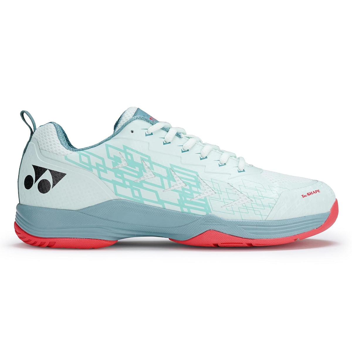 YONEX Blaze 5i Badminton Shoes | Mist Blue/Hibiscus | Comfortable & Lightweight Court Shoes (Copy)