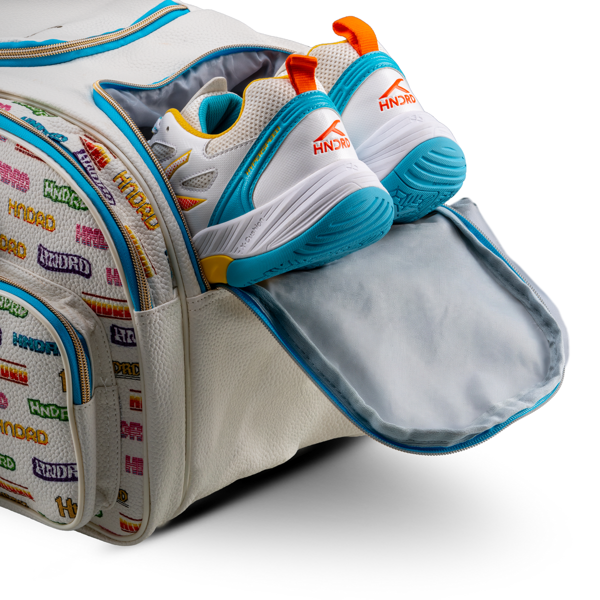 hundred iris paddel bag white picklebal

