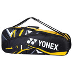 Yonex Black Yellow badminton bag full view