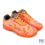 Yonex Blaze 3I Badminton Shoes | Hyper Orange/Midnight Turquoise | Lightweight Non-Marking Court Shoes.