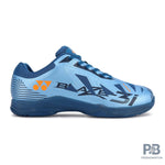 Yonex Blaze 3I Badminton Shoes | Crystal Teal/Hyper Orange | Lightweight Non-Marking Court Shoes.