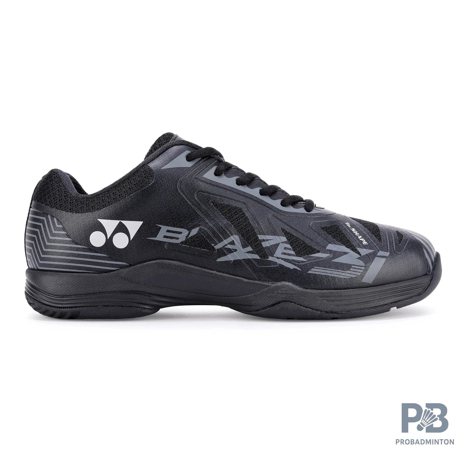 Yonex Blaze 3I Badminton Shoes | Black | Lightweight Non-Marking Court Shoes.