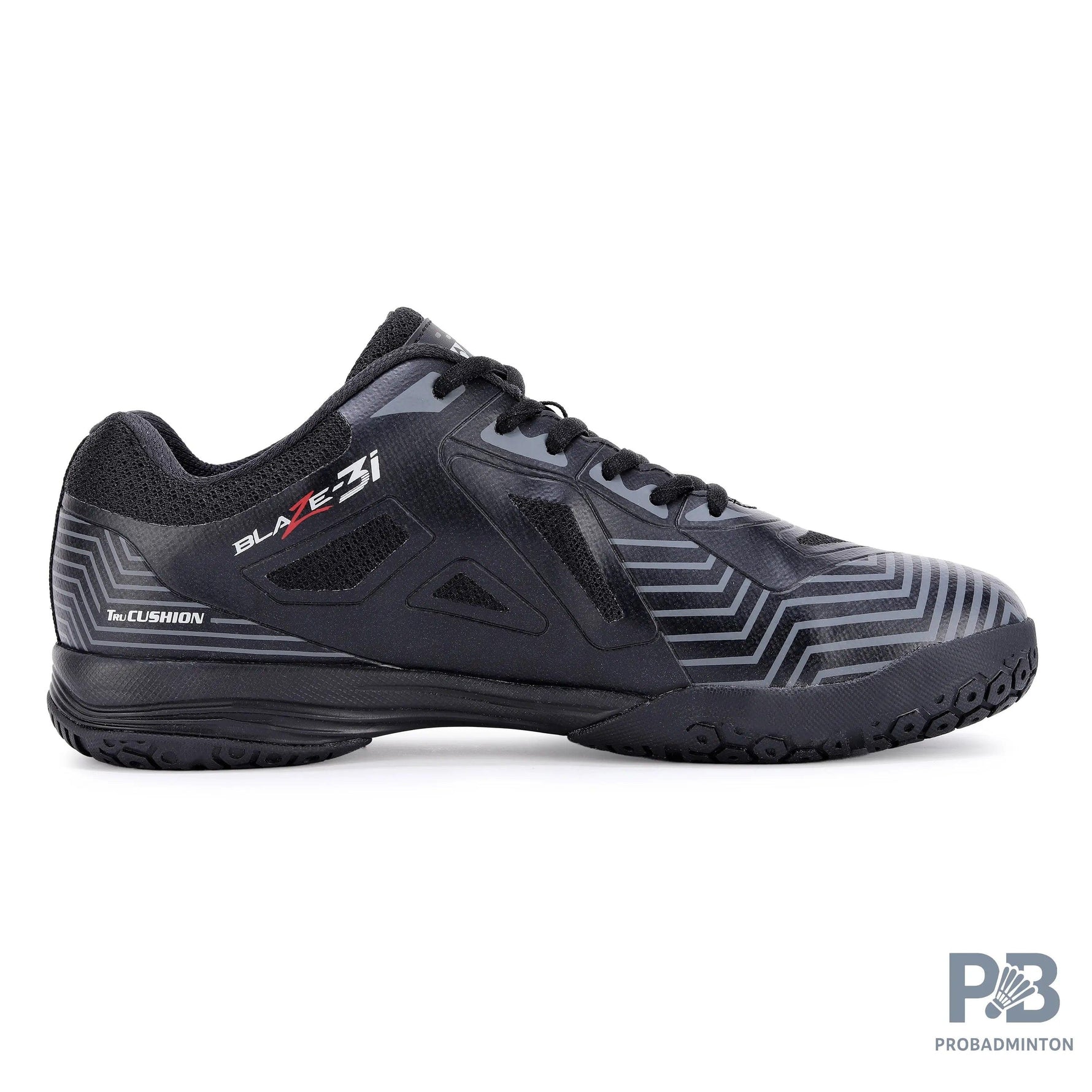 Yonex Blaze 3I Badminton Shoes | Black | Lightweight Non-Marking Court Shoes.