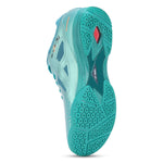 Yonex Blaze 3I Badminton Shoes | Neptune Green/Hyper Orange | Lightweight Non-Marking Court Shoes.