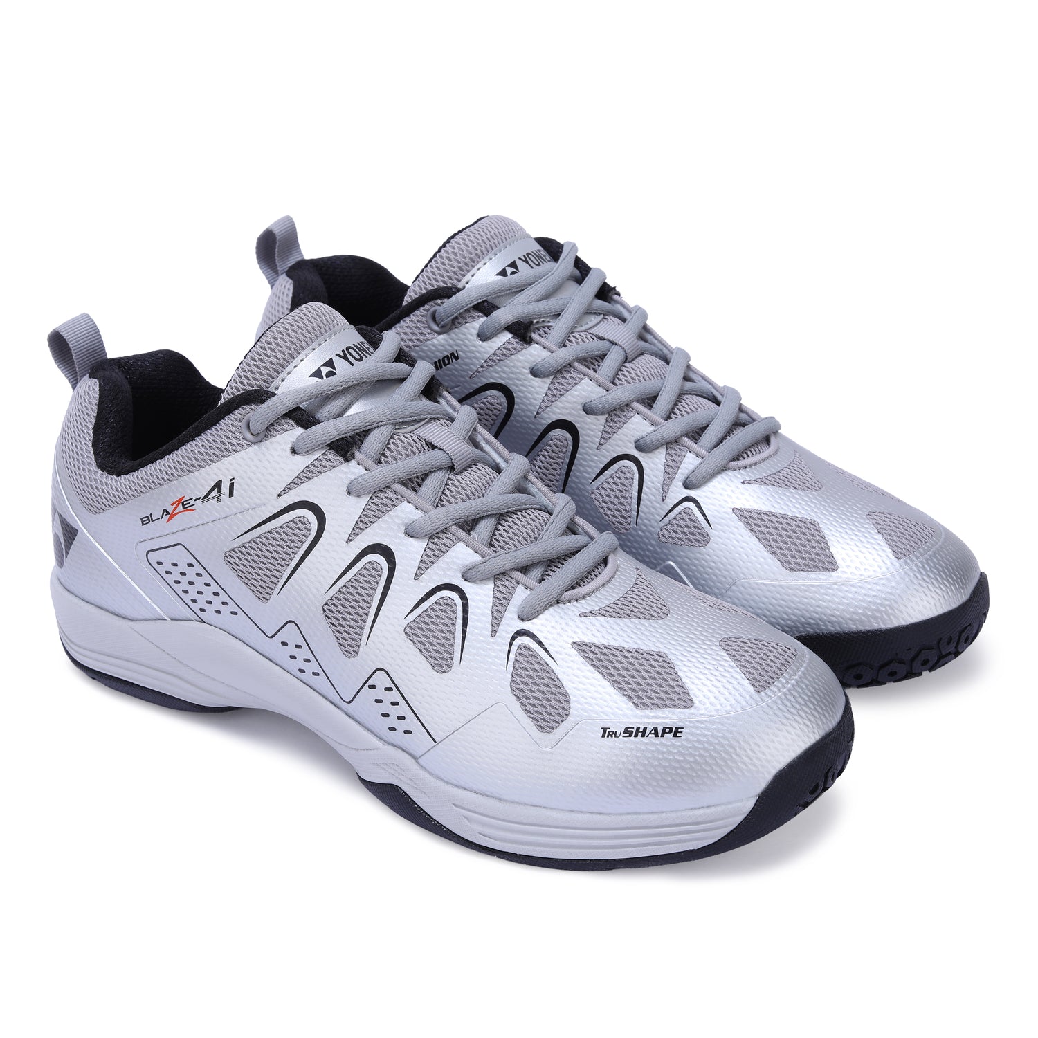 yonex blaze 4i grey black badmintn court shoes

