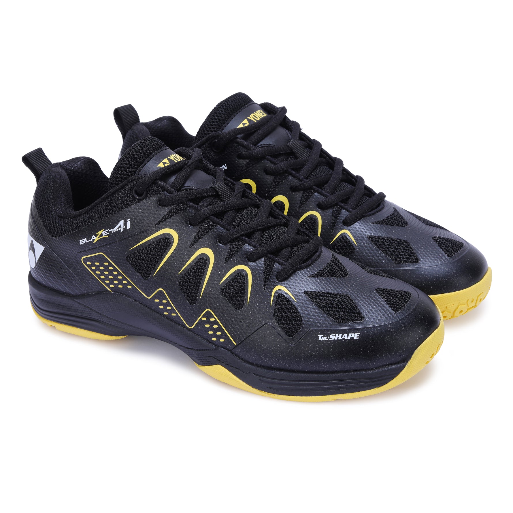 yonex blaze 4i indoor court shoes black gold

